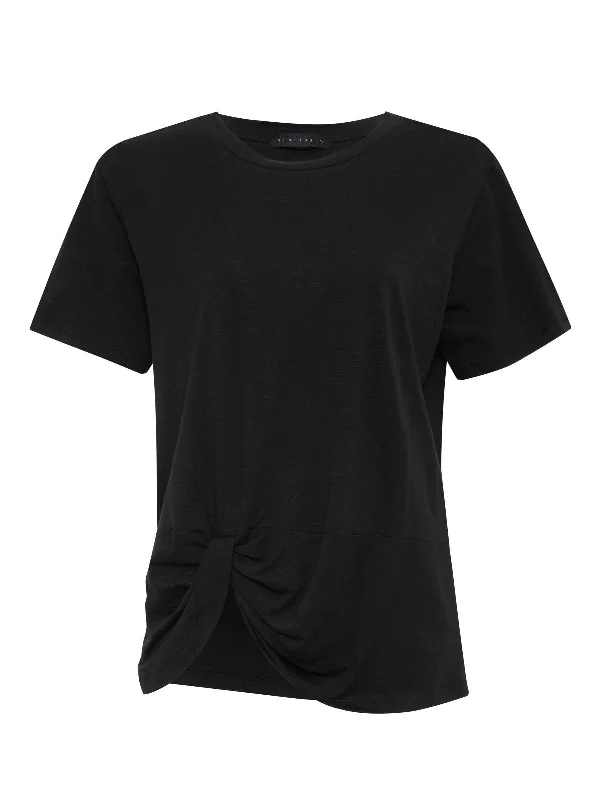 Riptide Twist Tee Black