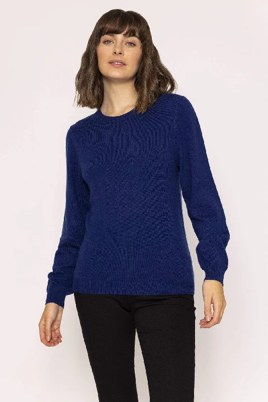 100% Cashmere Knit in Denim