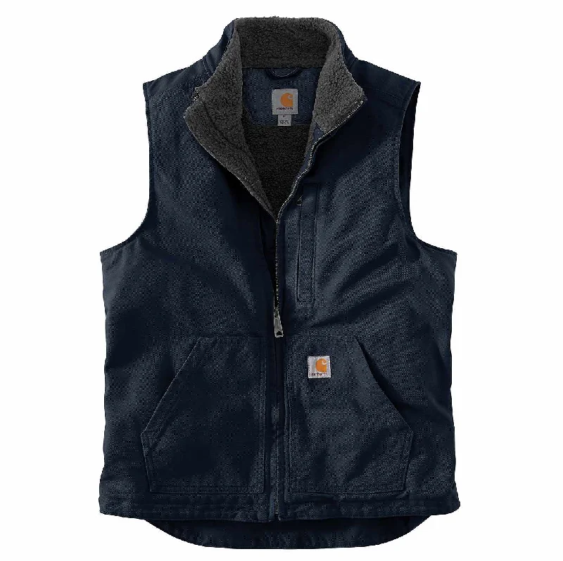 Carhartt Washed Duck Sherpa Lined Mock Vest