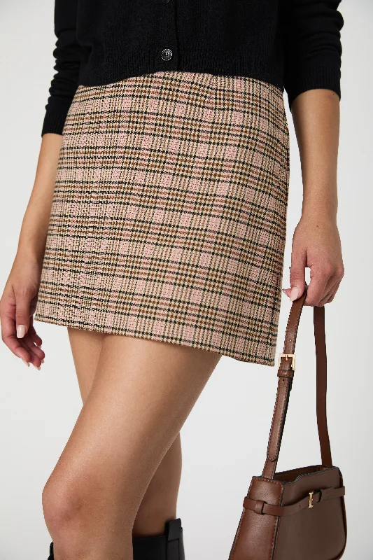 Gina Check Mini Skirt