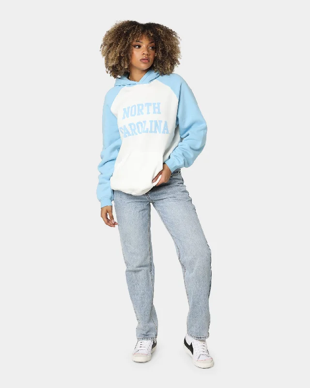 National Collegiate Athletic Association UNC Two Tone Raglan Hoodie Vintage White/Washed Carolina