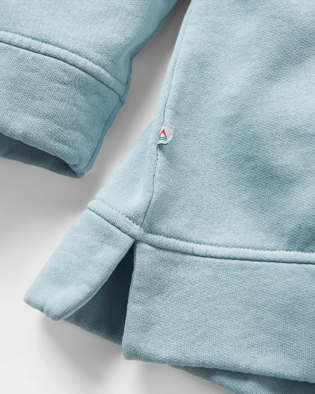 Outlook Recycled Cotton Hoodie - Blue Fog