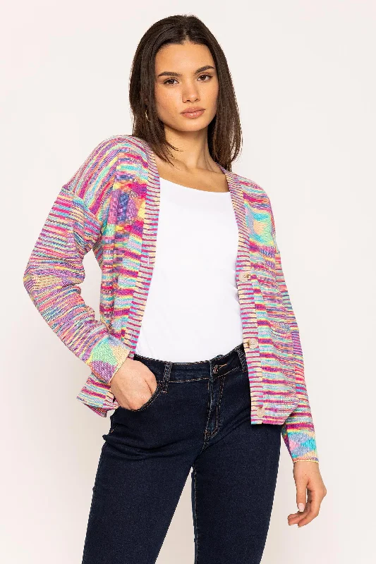 Space Dye Cardigan in Multi