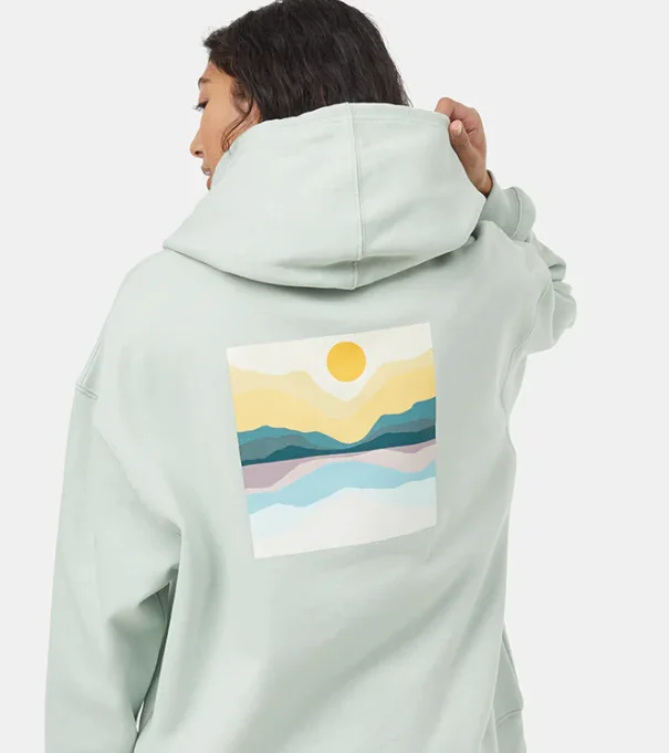 Women's Artist Series Oasis Oversized Hoodie - Surf Spray/Vanilla Ice