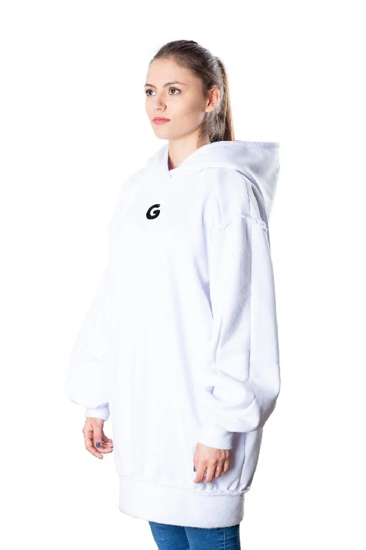 TheG Fresh Oversize Hoody Woman // white