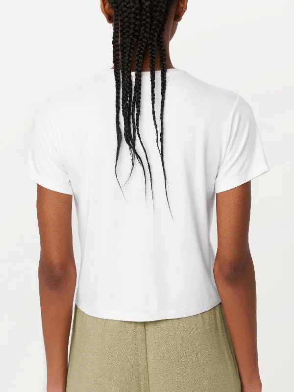 The Relaxed Fluid T-Shirt in Bright White