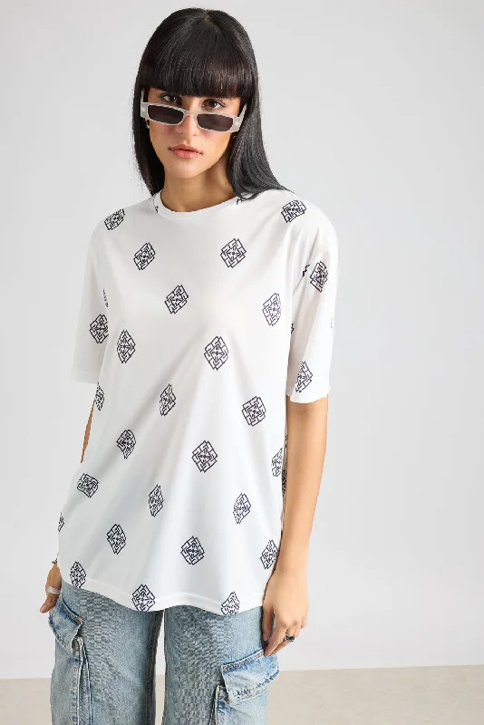 Printed Women's T-Shirt - Mythical Motifs