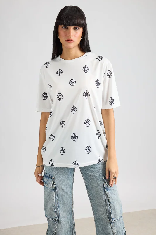 Printed Women's T-Shirt - Mythical Motifs