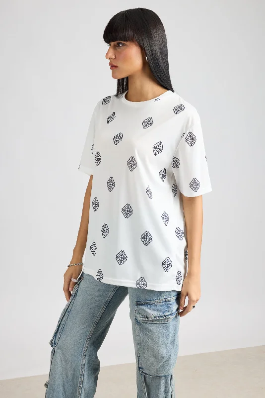 Printed Women's T-Shirt - Mythical Motifs