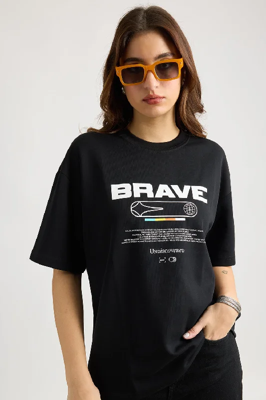 Brave Black Tee