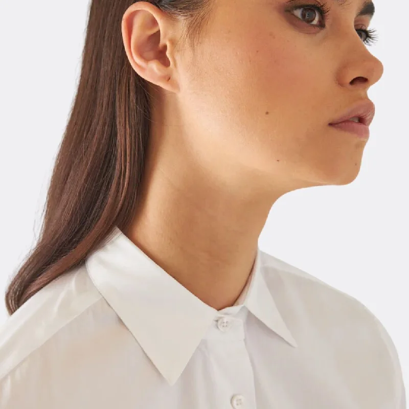 Cotton Stretch Classic Shirt (White)