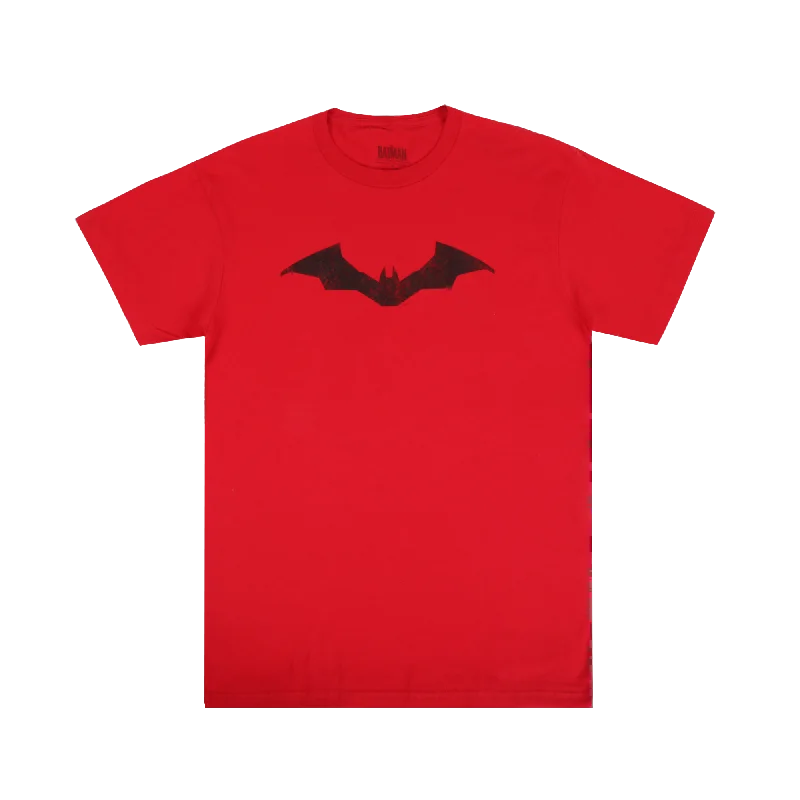 Bat Symbol Red Tee