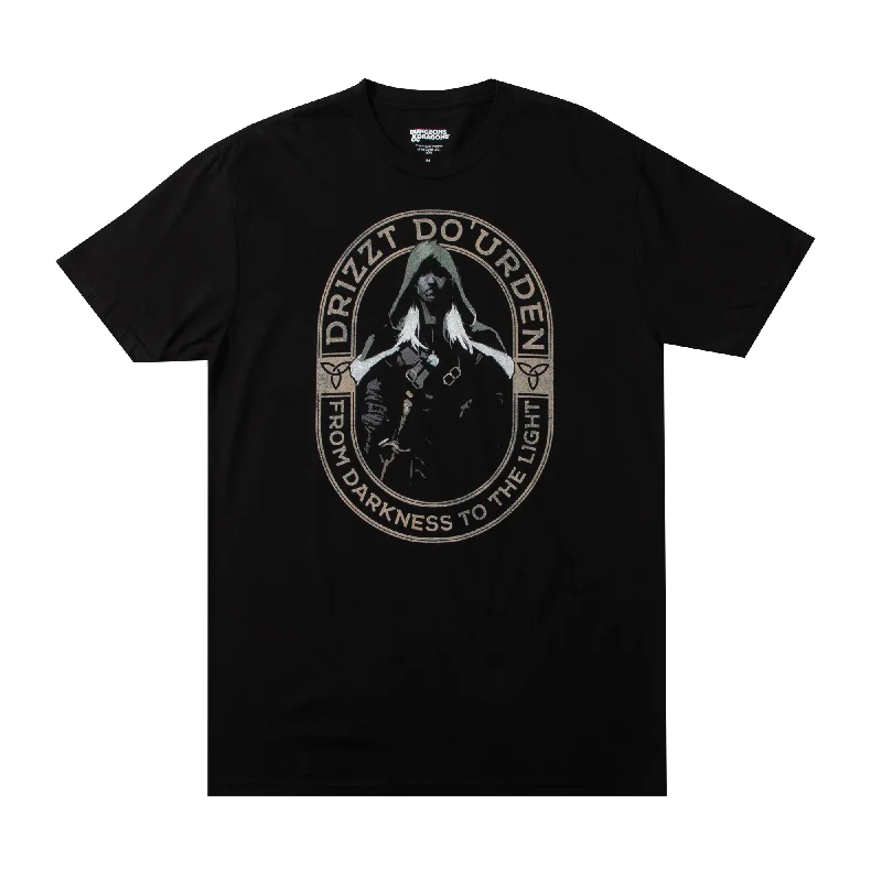 Drizzt From Darkness Black Tee