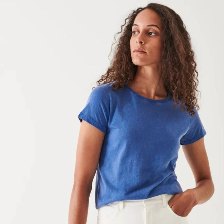 Enzyme Wash Lightweight Pima Cotton T-Shirt (Dodger)