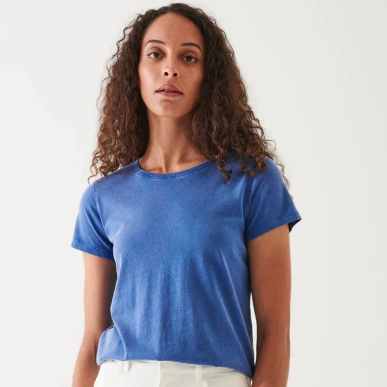 Enzyme Wash Lightweight Pima Cotton T-Shirt (Dodger)