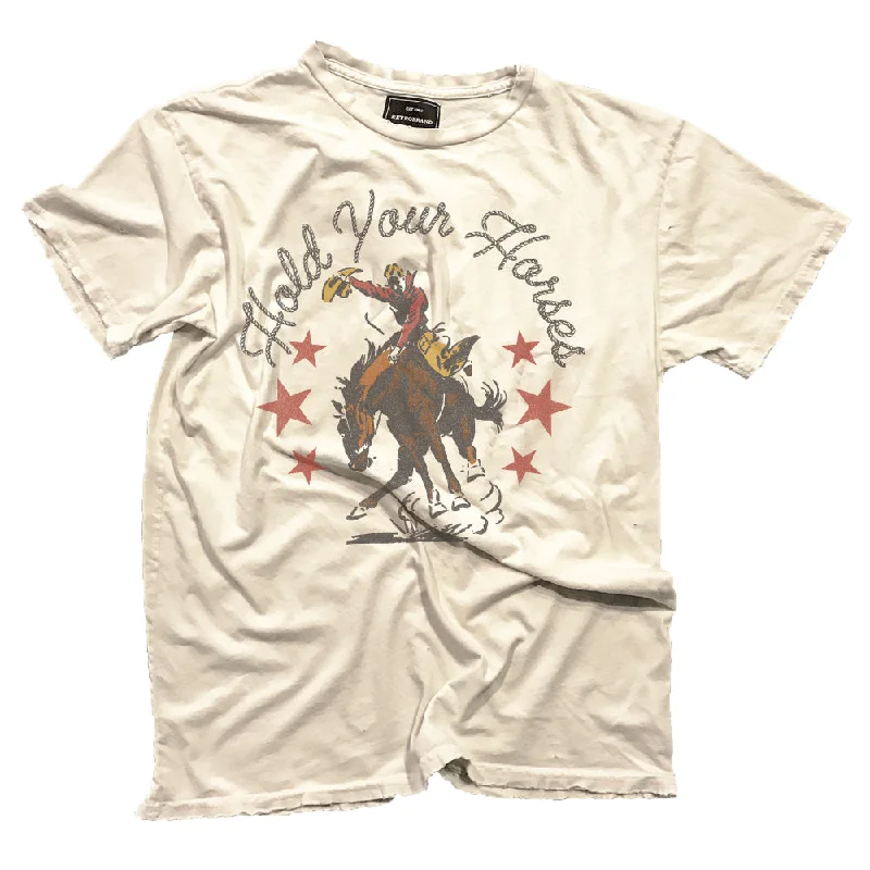 Hold Your Horses Tee (Antique White)