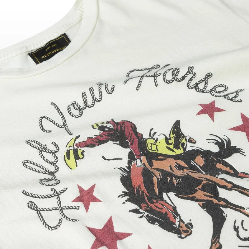 Hold Your Horses Tee (Antique White)