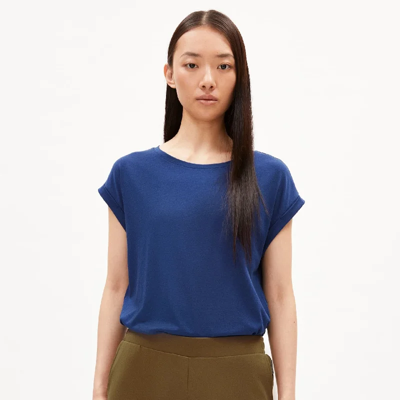 Jilaana Top Tencel Mix - Faded Indigo