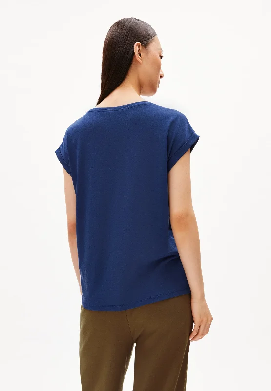 Jilaana Top Tencel Mix - Faded Indigo