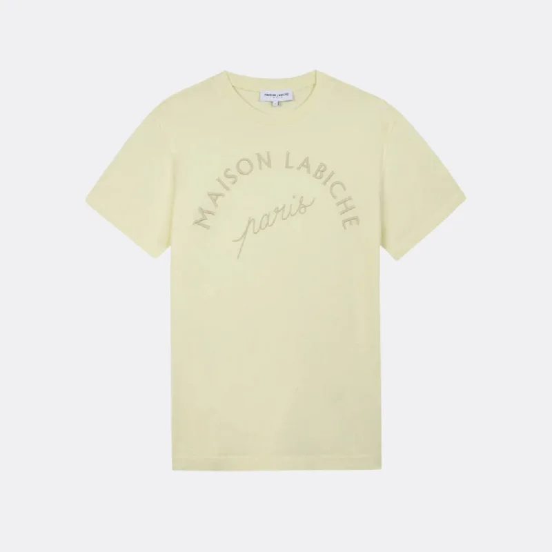 ""Maison Labiche Paris"" Popincourt T-Shirt (Straw Yellow)