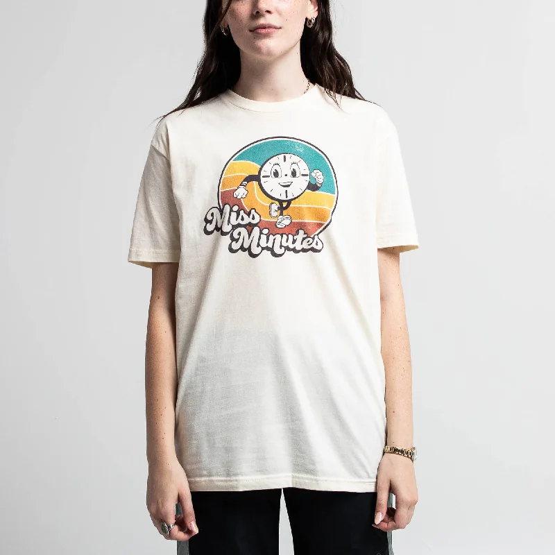 Retro Miss Minutes Natural Tee