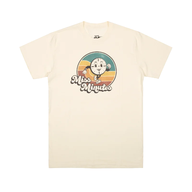 Retro Miss Minutes Natural Tee