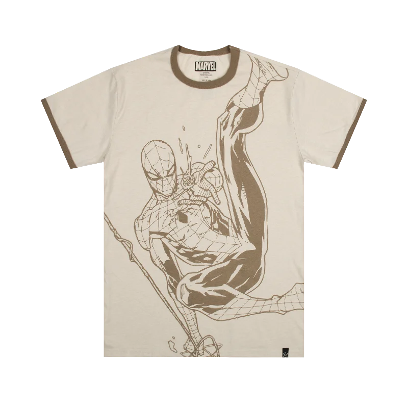 Spider-Man Web Swinging Natural Tee