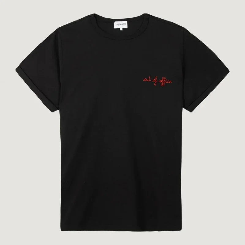 ""Out Of Office"" Poitou T-Shirt (Black)