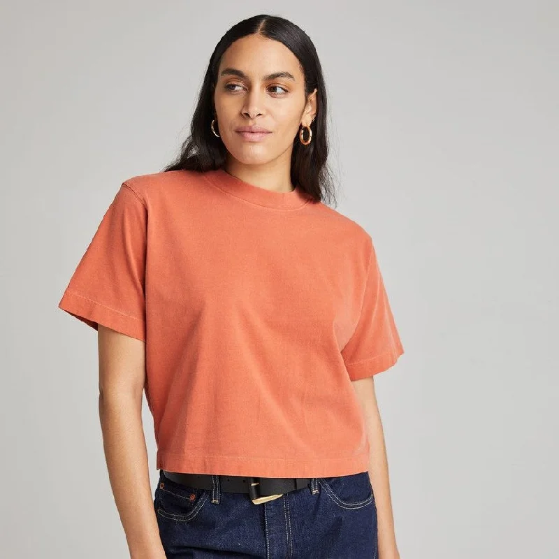 Relaxed Crop Tee (Redwood)