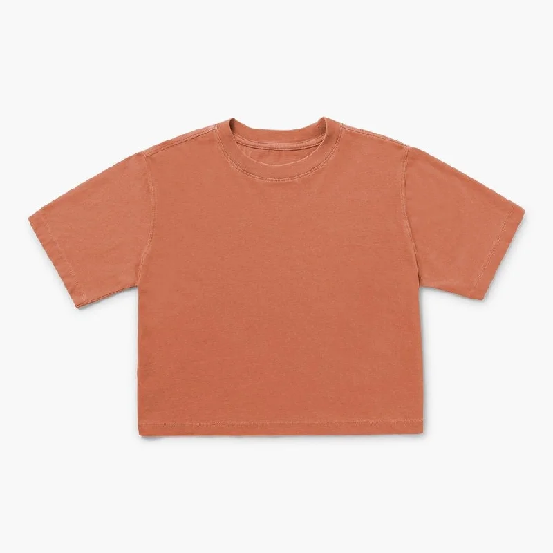 Relaxed Crop Tee (Redwood)