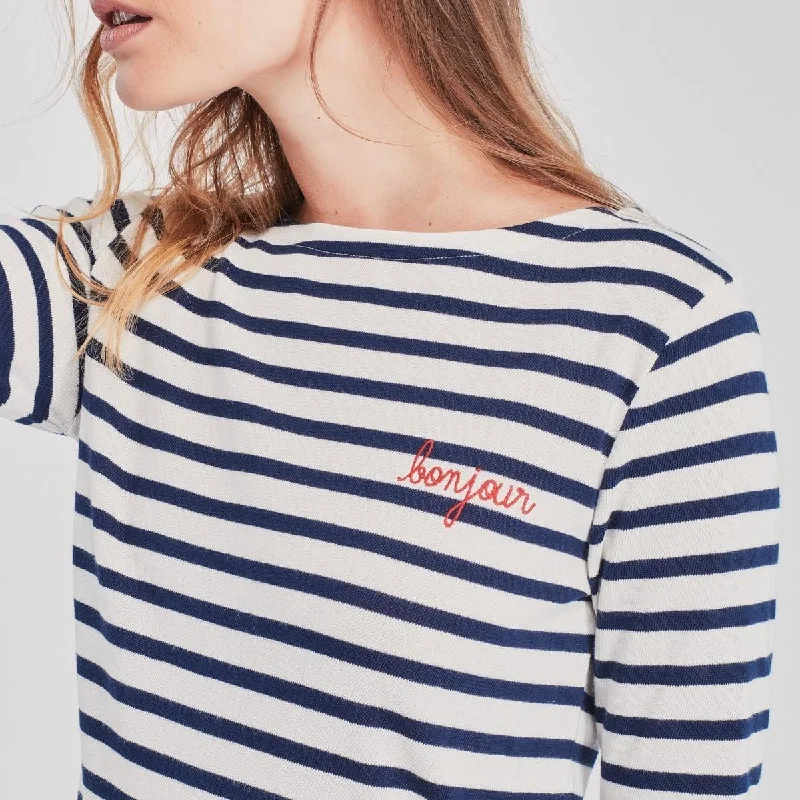 Sailor Long Sleeve Bonjour Top