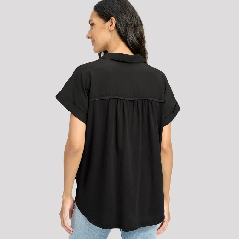 Short Sleeve Paige Shirt (Black)