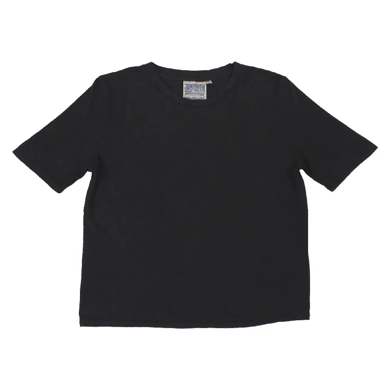 Silverlake Cropped Tee (Black)