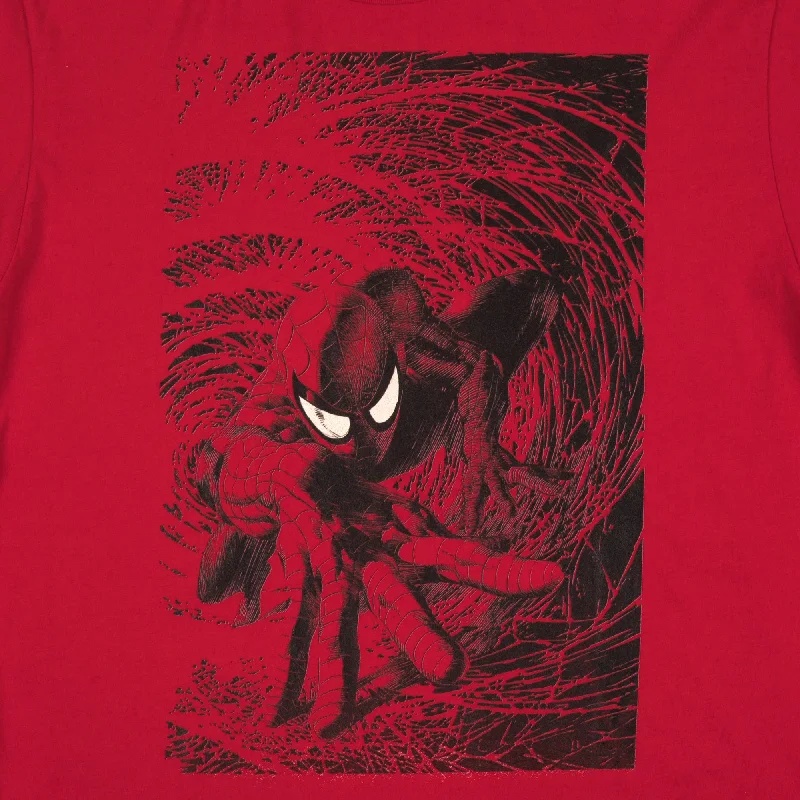 Crawling Through Web Red Tee