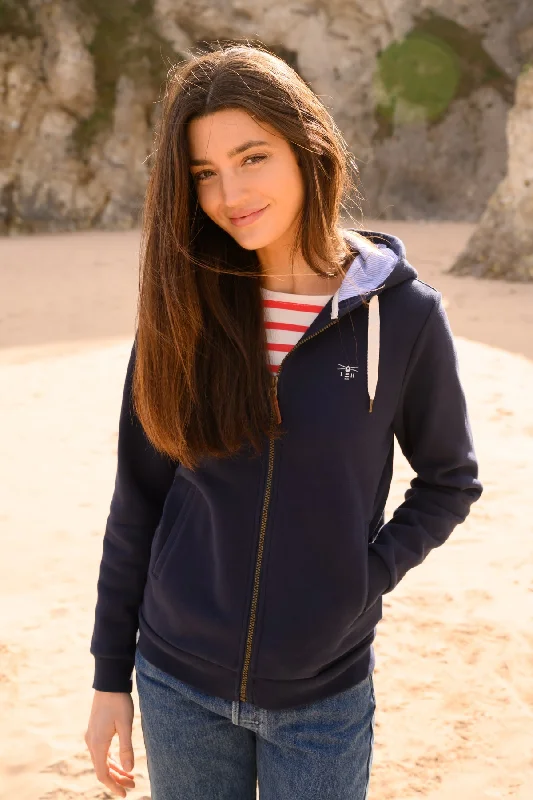 Strand Hooded Top - Navy