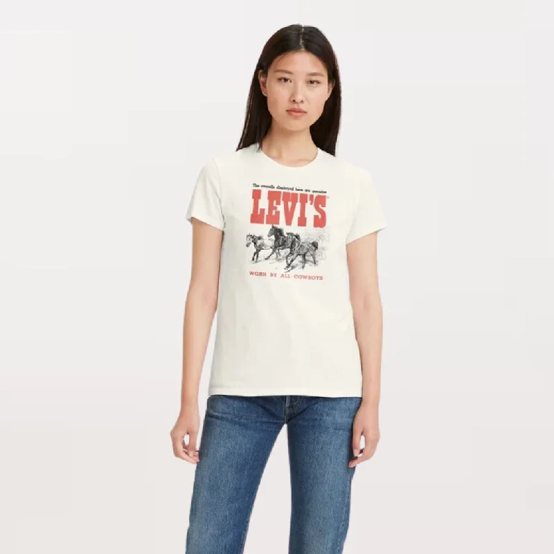 The Perfect Graphic Tee (Horse Trio Egret)