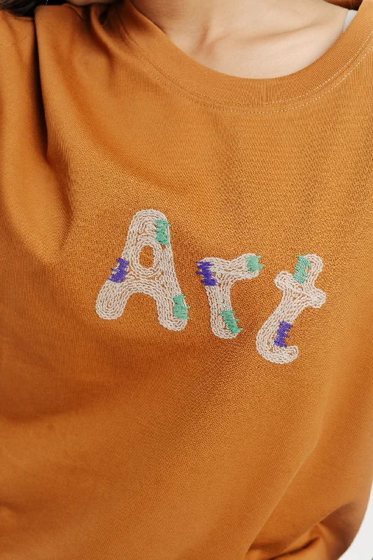 Brown Art Tee