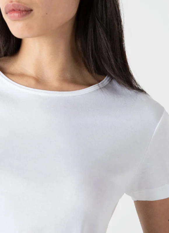 Women's Sea Island Cotton T-shirt in White